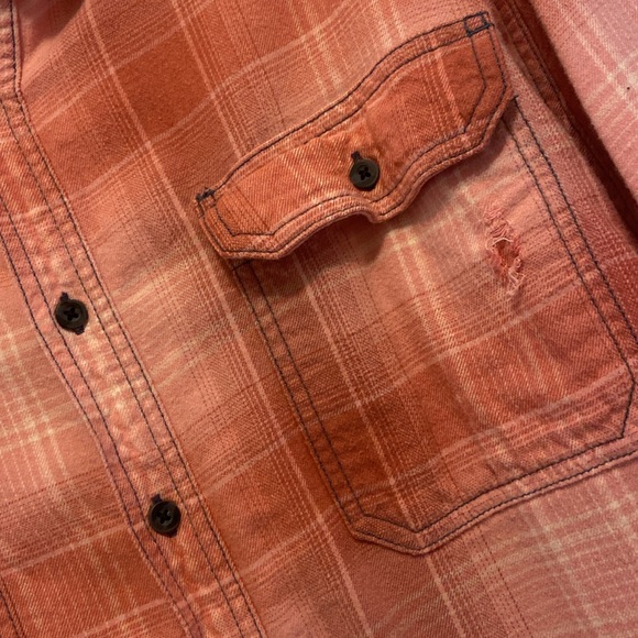 Repurposed and customized Flannel Shirt - Picture 4 of 4